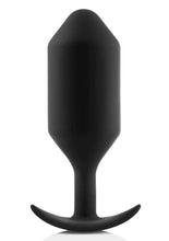 Load image into Gallery viewer, B-Vibe Snug Plug 6 Silicone Weighted Anal Plug - Black
