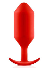 Load image into Gallery viewer, B-Vibe Snug Plug 6 Silicone Weighted Anal Plug - Red
