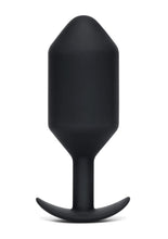 Load image into Gallery viewer, B-Vibe Snug Plug 7 Silicone Weighted Anal Plug - Black
