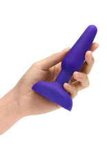 Load image into Gallery viewer, B-Vibe Trio Plug Rechargeable Silicone Anal Plug with Remote Control
