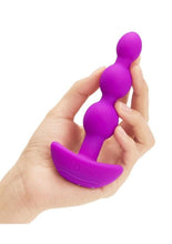 Load image into Gallery viewer, B-Vibe Triplet Anal Beads Rechargeable Silicone Beads with Remote Control
