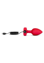 Load image into Gallery viewer, B-Vibe Vibrating Heart Shape Jewel Rechargeable Silicone Anal Plug with Remote
