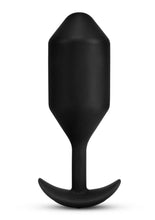 Load image into Gallery viewer, B-Vibe Vibrating Snug Plug Rechargeable Silicone Anal Plug - Black - XXLarge
