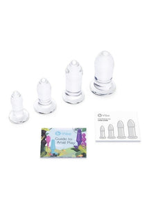 B-Vibes Anal Dilators Glass Plug