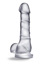 Load image into Gallery viewer, B Yours Diamond Quartz Dildo - Clear - 7.5in
