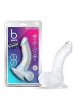 Load image into Gallery viewer, B Yours Diamond Sparkle Dildo - Clear - 6.5in
