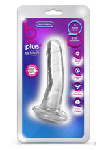 Load image into Gallery viewer, B Yours Plus Hard N&#39; Happy Realistic Dildo - Clear - 5.5in
