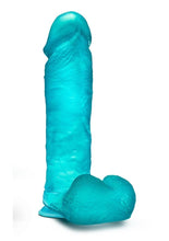 Load image into Gallery viewer, B Yours Plus Mount N&#39; Moan Realistic Dildo with Suction Cup - Teal
