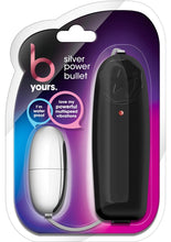 Load image into Gallery viewer, B Yours Silver Power Bullet with Remote Control - Black
