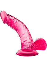 Load image into Gallery viewer, B Yours Sweet N&#39; Hard 8 Dildo with Balls - Pink - 6.5in
