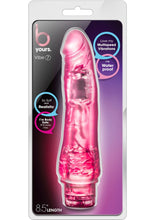 Load image into Gallery viewer, B Yours Vibe 7 Vibrating Dildo - Pink - 8.5in
