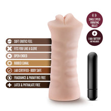 Load image into Gallery viewer, M For Men Angie Vibrating Masturbator with Bullet - Mouth
