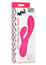 Load image into Gallery viewer, Bang! 10x Flexible Rechargeable Silicone Rabbit - Pink
