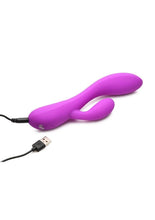 Load image into Gallery viewer, Bang! 10x Flexible Rechargeable Silicone Rabbit - Purple
