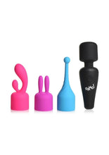 Load image into Gallery viewer, Bang! 10x Mini Wand Set Rechargeable Silicone Vibrator with 3 Attachments - Assorted Colors
