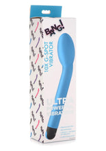 Load image into Gallery viewer, Bang! 10x Rechargeable Silicone G-Spot Vibrator - Blue
