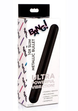 Load image into Gallery viewer, Bang! 10x Slim Metallic Rechargeable Bullet - Black
