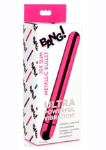 Load image into Gallery viewer, Bang! 10x Slim Metallic Rechargeable Bullet - Pink
