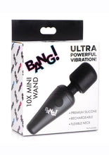 Load image into Gallery viewer, Bang! 10x Vibrating Mini Rechargeable Silicone Wand - Black
