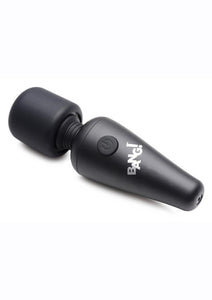 Bang! 10x Vibrating Mini Rechargeable Silicone Wand - Black