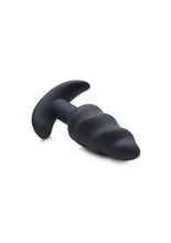 Load image into Gallery viewer, Bang! 21x Vibrating Silicone Rechargeable Swirl Butt Plug with Remote Control
