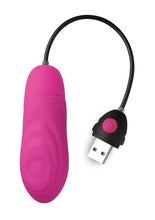 Load image into Gallery viewer, Bang! 7x Pulsing Rechargeable Silicone Bullet Vibrator - Pink
