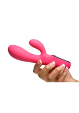 Load image into Gallery viewer, Bang! Digital Rechargeable Silicone Rabbit Vibrator
