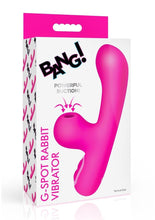 Load image into Gallery viewer, Bang! G-Spot Rabbit Rechargeable Silicone Vibrator - Pink
