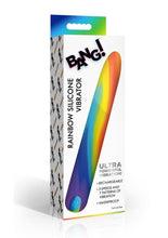 Load image into Gallery viewer, Bang Rainbow Rechargeable Silicone Vibrator - Multicolor

