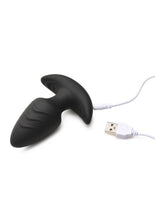 Load image into Gallery viewer, Bang Rotating Vibra Plug W/Remote Blk
