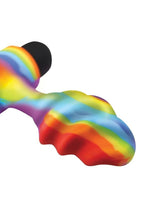 Load image into Gallery viewer, Bang Vibrating Rainbow Butt Plug Silicone Rechargeable
