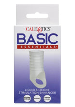 Load image into Gallery viewer, Basic Essentials Liquid Silicone Pleasure Enhancer - Clear
