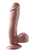 Load image into Gallery viewer, Basix Dong Suction Cup - Chocolate - 7.5in
