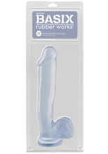 Load image into Gallery viewer, Basix Rubber Works Dong with Suction Cup - Clear - 12in
