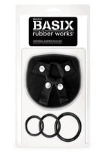 Load image into Gallery viewer, Basix Rubber Works Universal Harness - Black - Plus Size
