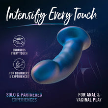 Load image into Gallery viewer, Temptasia Rebellion Peg Silicone Dildo - Blue Erotic
