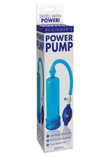 Load image into Gallery viewer, Beginner&#39;s Power Penis Pump - Blue
