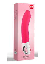 Load image into Gallery viewer, Big Boss G5 Vibrating Silicone Dildo - Pink
