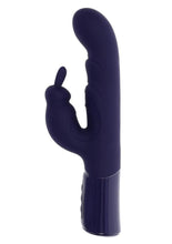 Load image into Gallery viewer, Big Deal Girthy Rechargeable Silicone Rabbit Vibrator - Purple
