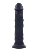 Load image into Gallery viewer, Black Thunder Rechargeable Silicone Dildo with Remote - Black
