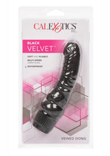 Load image into Gallery viewer, Black Velvet Realistic Vibrator - Black
