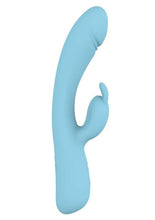 Load image into Gallery viewer, Blaze Heat Up Bunny Rechargeable Silicone Vibrator - Blue
