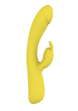 Load image into Gallery viewer, Blaze Heat Up Bunny Rechargeable Silicone Vibrator - Yellow
