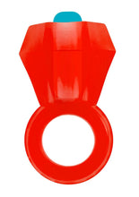 Load image into Gallery viewer, Bling Pop Vibarting Cock Ring - Red
