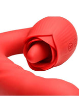 Load image into Gallery viewer, Bloomgasm Boom Bloom Thrusting and Licking Rechargeable Silicone Rose Vibrator
