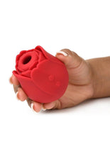 Load image into Gallery viewer, Bloomgasm Cyber Rose Sucking and Vibrating Digital Rechargeable Silicone Clitoral Stimulator
