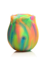 Load image into Gallery viewer, Bloomgasm Glow Rose Rechargeable Silicone Glow In The Dark Rose Clit Stimulator - Glow In The Dark/Multicolor
