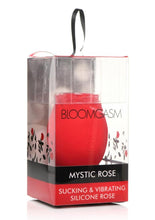 Load image into Gallery viewer, Bloomgasm Mystic Rose Rechargeable Silicone Sucking and Vibrating Clitoral Stimulator - Red
