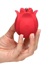 Load image into Gallery viewer, Bloomgasm Orchids Wild Rechargeable Silicone Vibrating Pinpoint Rose Tickler
