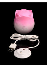 Load image into Gallery viewer, Bloomgasm Pulsing Petals Throbbing Silicone Rechargeable Rose Stimulator
